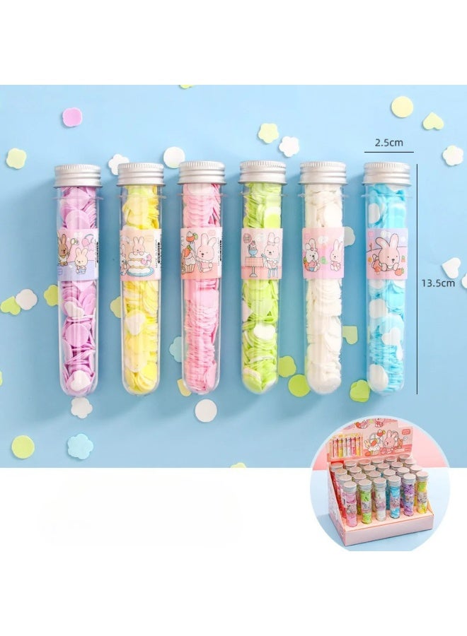 🧼صابون ورق معطرة على شكل ورد صغيرة الحجم، تذوب مع المياه وتقوم بالتنظيف 🌸 عبوة من 6 - Image 4